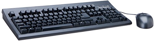 KeyTronic KT800P2M10PK Wired Standard Keyboard With Optical Mouse