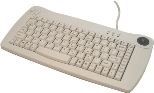 Adesso ACK-5010UW Wired Mini Keyboard With Trackball