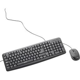 Verbatim 98111 Wired Standard Keyboard With Optical Mouse