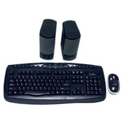 Apevia KIS-COMBO-BK Wired Standard Keyboard With Optical Mouse