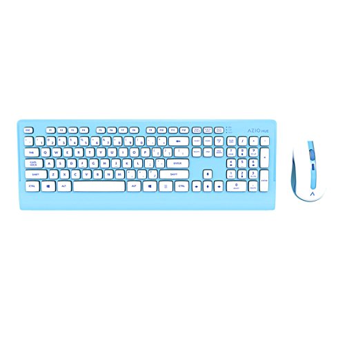 AZIO HUE Wireless Slim Keyboard With Optical Mouse