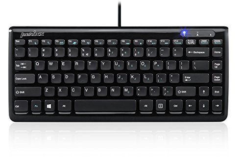 Perixx PERIBOARD-407B Wired Mini Keyboard
