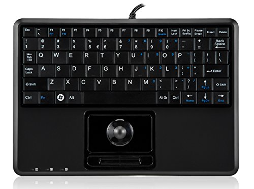 Perixx PERIBOARD-509H PLUS Wired Mini Keyboard With Touchpad