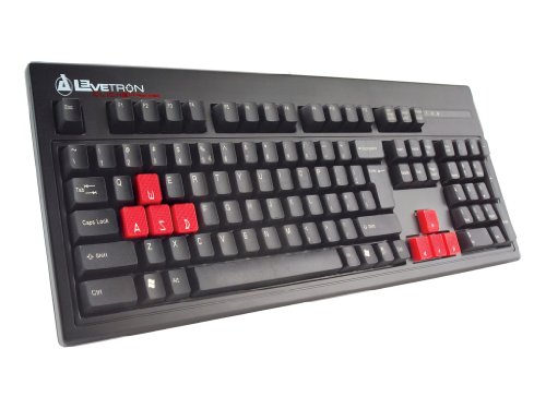 AZIO Levetron Clicker Wired Standard Keyboard