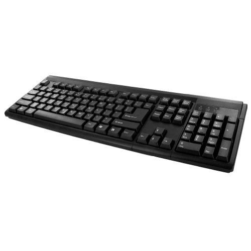 SolidTek KB-7091BU Wired Slim Keyboard