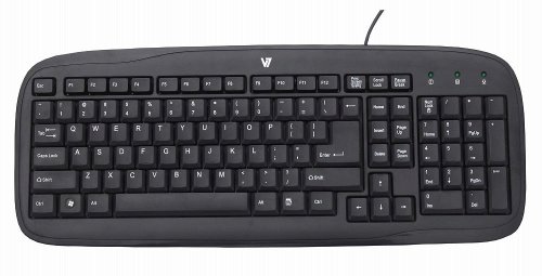 V7 KC0B1-6N6 Wired Standard Keyboard