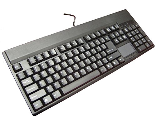 SolidTek KB-7070BU Wired Slim Keyboard With Touchpad