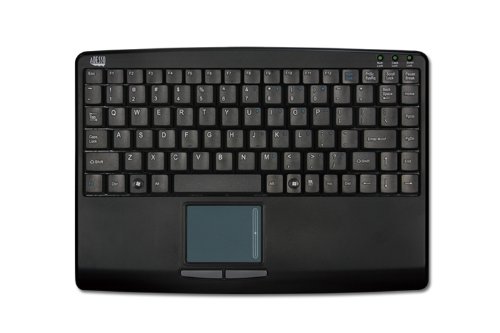 Adesso AKB-410PB Wired Mini Keyboard With Touchpad