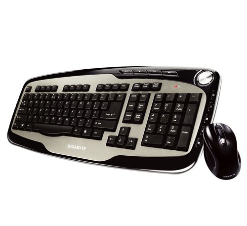 Gigabyte KM7600 Wireless Ergonomic Keyboard With Optical Mouse