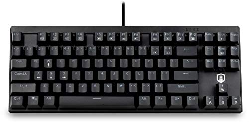 Plugable MECH87BW Wired Standard Keyboard