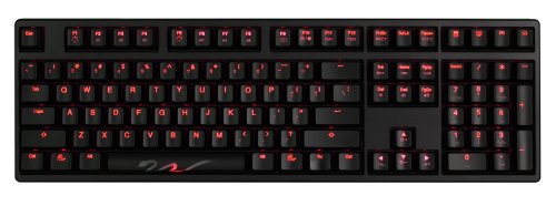 Ducky DK9008 Shine 3 Red LED Backlit (Brown Cherry MX) Wired Standard Keyboard