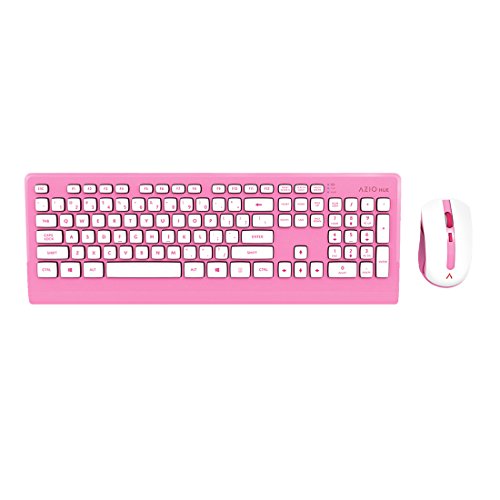 AZIO HUE Wireless Slim Keyboard With Optical Mouse