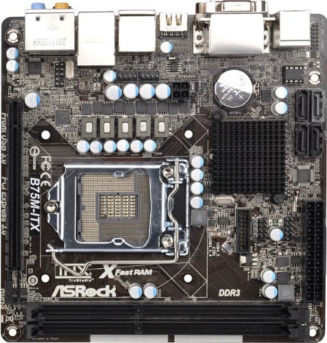 ASRock B75M-ITX Mini ITX LGA1155 Motherboard
