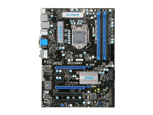 MSI H55-GD65 ATX LGA1156 Motherboard