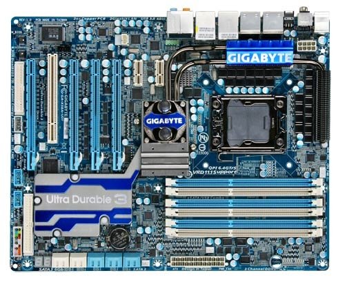 Gigabyte GA-X58A-UD7 ATX LGA1366 Motherboard