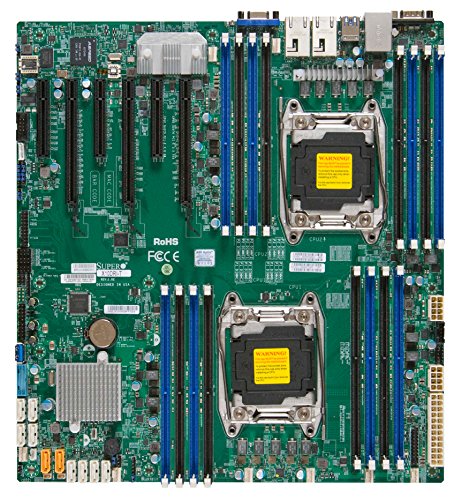 Supermicro MBD-X10DRI-O EATX Dual-CPU LGA2011-3 Narrow Motherboard
