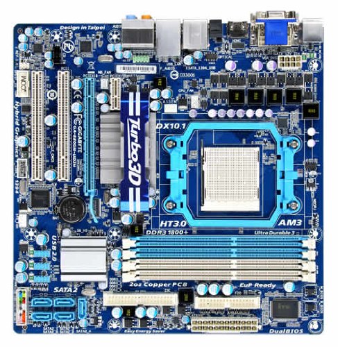 Gigabyte GA-880GM-UD2H Micro ATX AM3 Motherboard