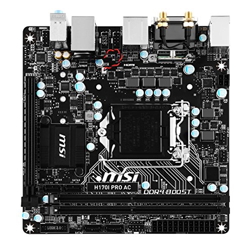 MSI H170I Pro AC Mini ITX LGA1151 Motherboard
