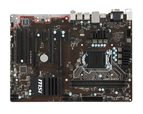MSI H110 PC MATE ATX LGA1151 Motherboard