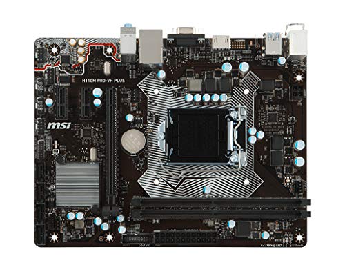 MSI H110M PRO-VH PLUS Micro ATX LGA1151 Motherboard
