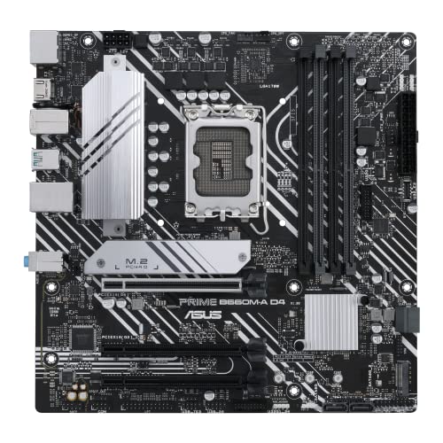 Asus PRIME B660M-A D4 Micro ATX LGA1700 Motherboard