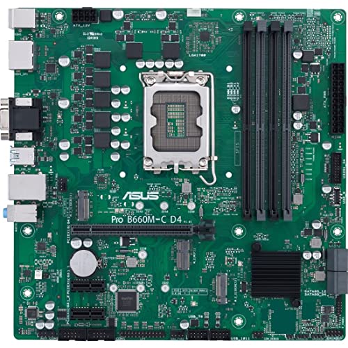 Asus Pro B660M-C D4-CSM Micro ATX LGA1700 Motherboard