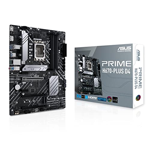 Asus PRIME H670-PLUS D4-CSM ATX LGA1700 Motherboard