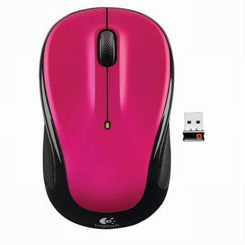 Logitech M325 Brilliant Rose Wireless Laser Mouse