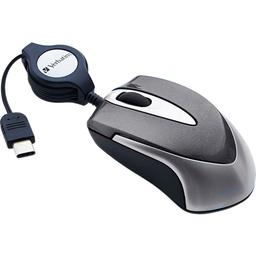 Verbatim 98113 Go Mini Travel Wired Optical Mouse