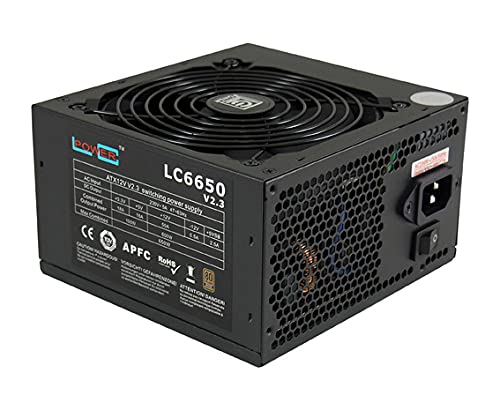LC-Power LC6650 V2.3 650 W 80+ Bronze Certified ATX Power Supply