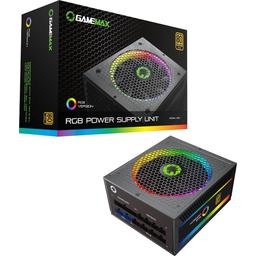 GameMax RGB Rainbow 750 W 80+ Gold Certified Fully Modular ATX Power Supply