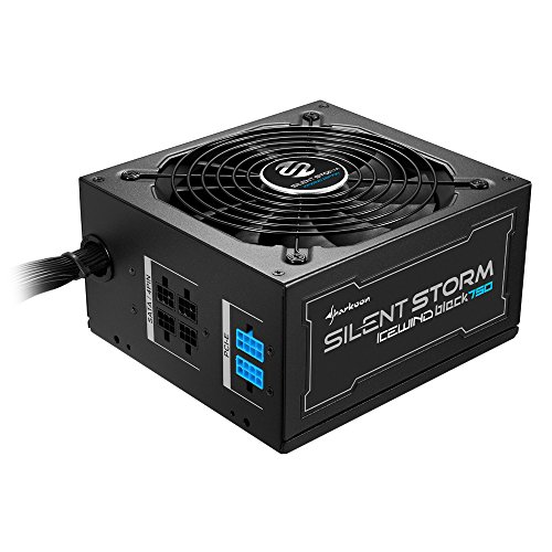 SHARKOON SilentStorm Icewind Black 750 W 80+ Bronze Certified Semi-modular ATX Power Supply