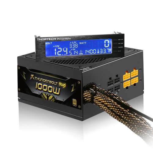 Thortech Thunderbolt PLUS 1000 W 80+ Gold Certified Fully Modular ATX Power Supply