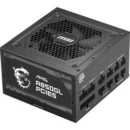 MSI MAG A850GL PCIE5 850 W 80+ Gold Certified Fully Modular ATX Power Supply
