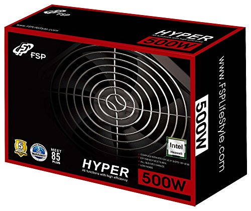 FSP Group HYPER S 500 W 80+ Certified ATX Power Supply