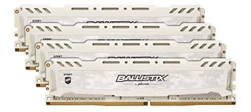 Crucial Ballistix Sport LT 32 GB (4 x 8 GB) DDR4-2400 CL16 Memory