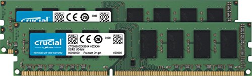Crucial CT2K25664BD160BA 4 GB (2 x 2 GB) DDR3-1600 CL11 Memory
