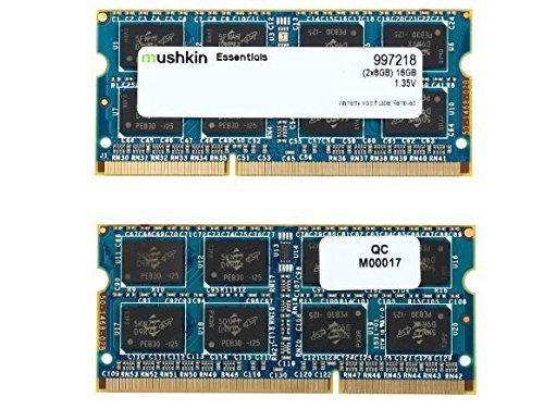 Mushkin Essentials 16 GB (2 x 8 GB) DDR3-1866 SODIMM CL13 Memory