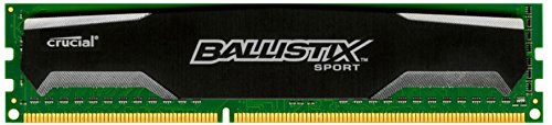 Crucial Ballistix Sport 8 GB (1 x 8 GB) DDR3-1600 CL9 Memory