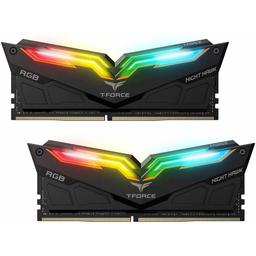 TEAMGROUP T-Force Night Hawk RGB 16 GB (2 x 8 GB) DDR4-4000 CL18 Memory