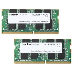 Mushkin Essentials 32 GB (2 x 16 GB) DDR4-2400 SODIMM CL17 Memory