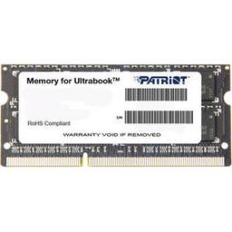 Patriot Signature 8 GB (1 x 8 GB) DDR3-1600 SODIMM CL11 Memory