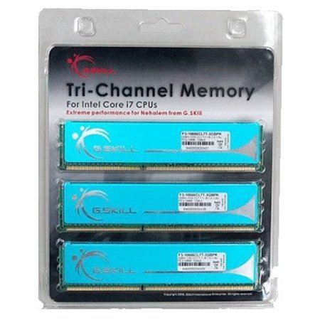 G.Skill F3-10666CL7T-6GBPK 6 GB (3 x 2 GB) DDR3-1333 CL7 Memory