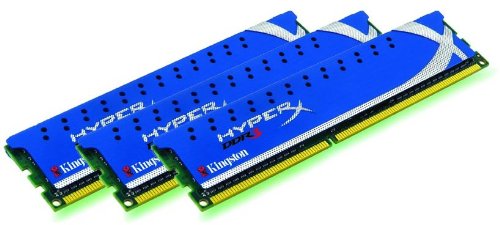 Kingston HyperX 3 GB (3 x 1 GB) DDR3-1800 CL9 Memory