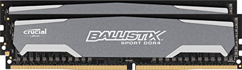 Crucial Ballistix Sport 8 GB (2 x 4 GB) DDR4-2400 CL16 Memory