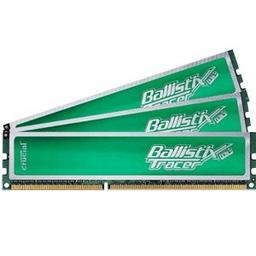 Crucial Ballistix Tracer 3 GB (3 x 1 GB) DDR3-1333 CL7 Memory