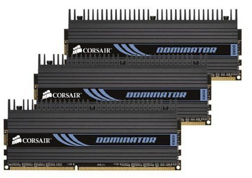 Corsair Dominator 3 GB (3 x 1 GB) DDR3-1600 CL8 Memory