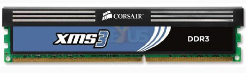 Corsair XMS3 4 GB (2 x 2 GB) DDR3-1600 CL7 Memory