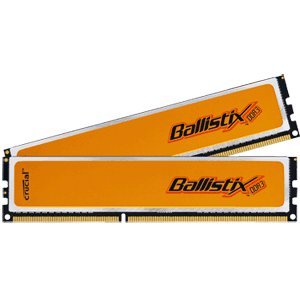 Crucial Ballistix 2 GB (2 x 1 GB) DDR3-1333 CL7 Memory