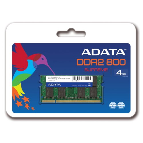 ADATA Premier 4 GB (1 x 4 GB) DDR2-800 SODIMM CL6 Memory